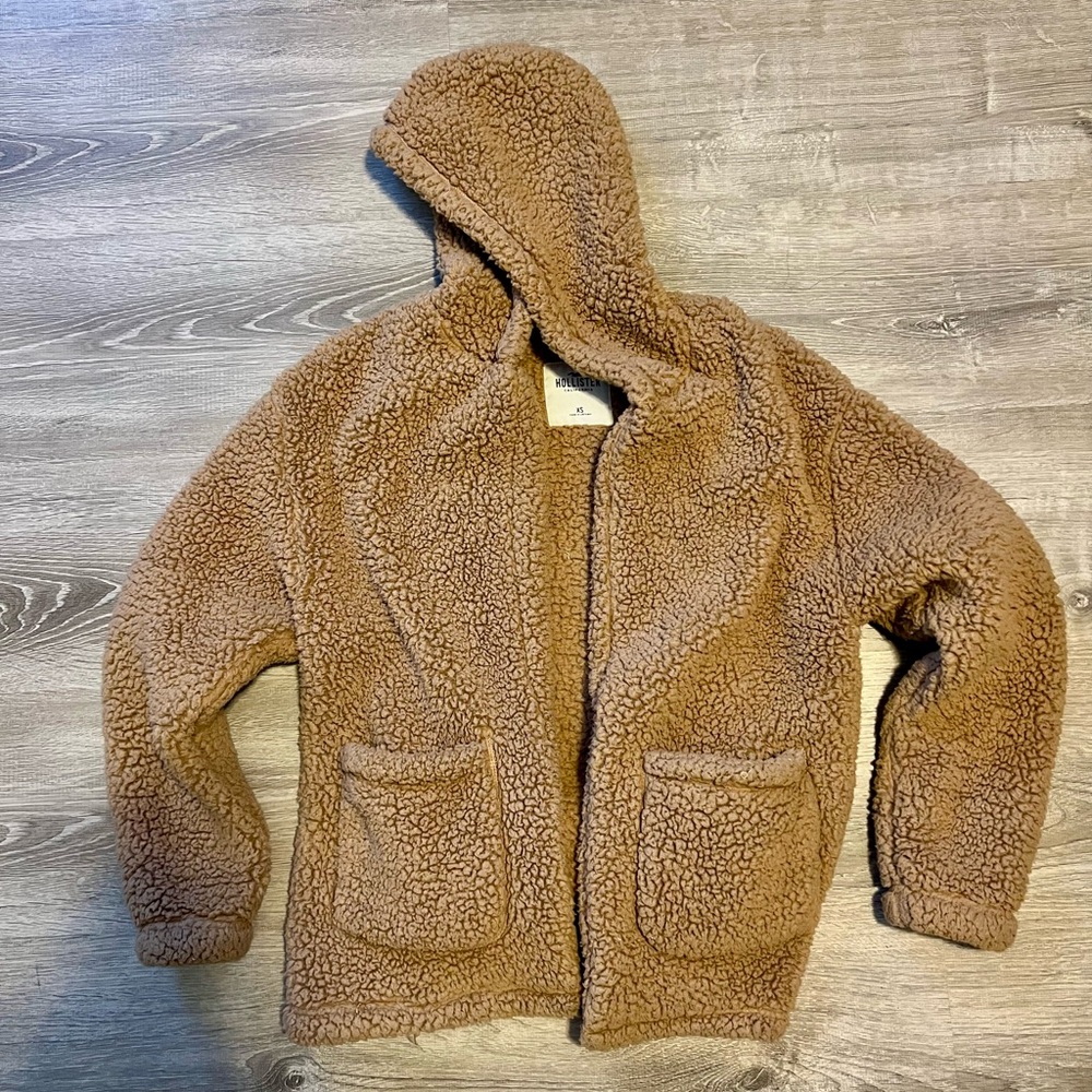 Hollister Hooded Sherpa Jacket
